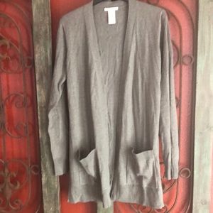 Open front spring cardigan
